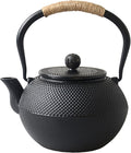 Hwagui - Large Cast Iron Teapot With Infuser For Varieties Of Loose Leaf Tea, Tea Bags, Black Tea Kettle Stovetop Safe 1200ml/41oz