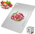 Katuchef Titanium Cutting Board, 2026 New 100% Pure Titanium Cutting Boards for Kitchen, Titan Cut Pro Double Sided Chopping Board, Non Toxic Dishwasher Safe Durable Cut for Meat Fruit Vegetable(S)