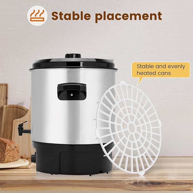 Electric Water Bath Canner | Large 24.5QT Electric Canner with Digital Timer & Adjustable Temp Control for Home Canning, Preserving Jams, Sauces, Pickles,Soups | Perfect for Heating Cans, Slow Cooking