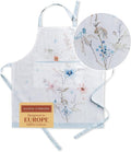 Maison d' Hermine 100% Cotton Apron for women with Pocket Kitchen Chef Apron for Men Cooking Gardening Server Waitress