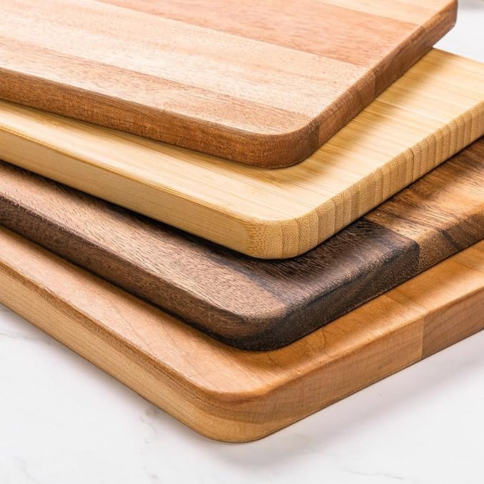 callie Personalized Cutting Board with Monogrammed Name, Wooden Kitchen Cutting Boards with Handle, Reversible Cheese Serving Tray, Housewarming Gifts for Family(S, M, L)