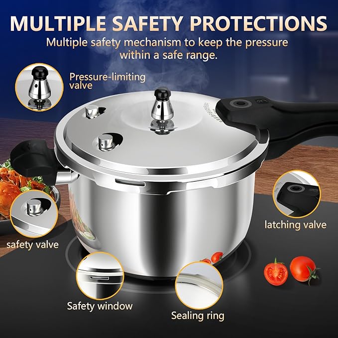 Pressure Cooker Stainless Steel ollas de presión para cocinar stovetop pressure cookers 4.22qt olla de presion rice cooker mini pressure cookers stainless steel small pressure cooker