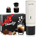 H02 PRO Portable Electric Espresso Maker, Christmas Gift Coffee Machine Compatible with NS Capsule Original Pods & Ground Coffee, Mini Travel Espresso maker for Camping, Hiking, RV