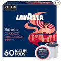 Lavazza Dolcevita Classico, Single-Serve Keurig K-Cup Pods, Medium Roast Coffee, 60-Count Box (6 Packs of 10)