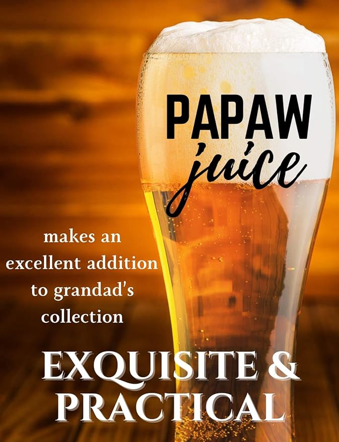 Onebttl Papaw Gifts for Fathers Day, Christmas, 15oz Beer Pint Glass Papaw Gift for Grandpa from Granddaughter Grandson