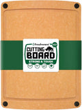 Cutting Board for Kitchen, Wood Cutting Board with Juice Grooves, Dishwasher Safe, Non-Porous, BPA Free, Medium Cutting Boards, 15 x 11.25-inch, Natural Slate