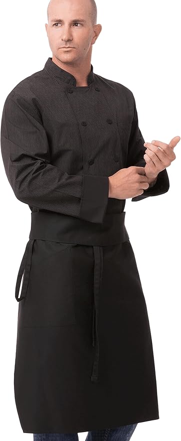 Chef Works Tapered Chef's Apron, 32-Inch Length by 21-Inch Width