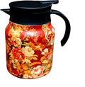 thermal teapot with infuser,Tea Pot with Infusers for Loose Tea,1000ML Thermal Teapot with Removable Infuser & Lid (D)