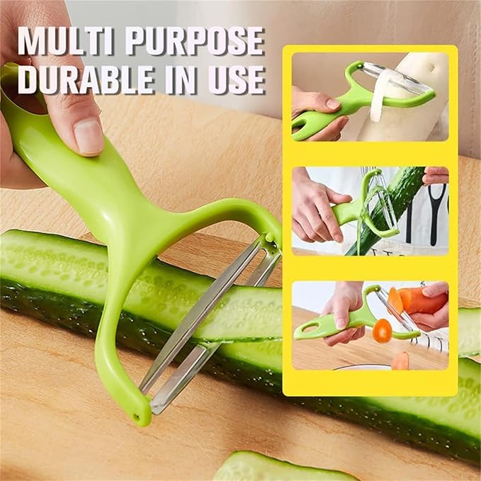 2Pcs Stainless Steel Potato Peeler Cabbage Lettuce Head Grater Shredder Slicer Salad