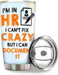 Human Resources Gifts Tumbler - Stainless Steel 20oz, HR Gifts For Women Men, HR Coffee Cups For Employees Staffs (HR08)