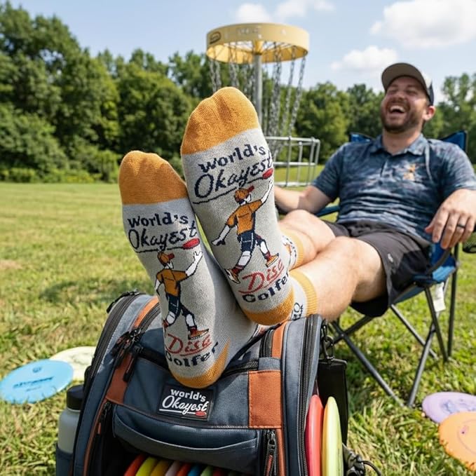 Lavley Funny Socks for Sports Fans and Players - Cool Novelty Gifts for Men, Women, & Teens