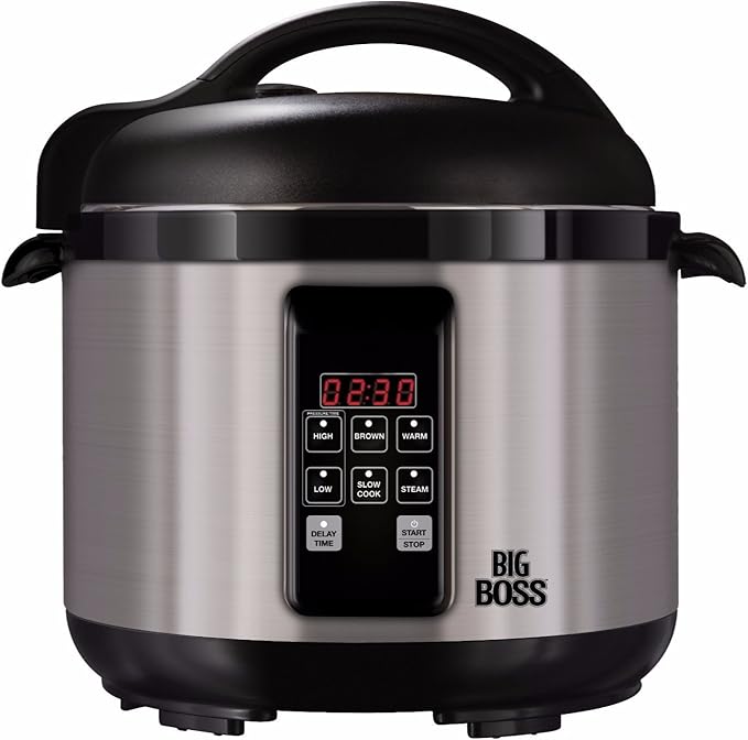 Big Boss 5 Quart Stainless Steel Electric Pressure Cooker
