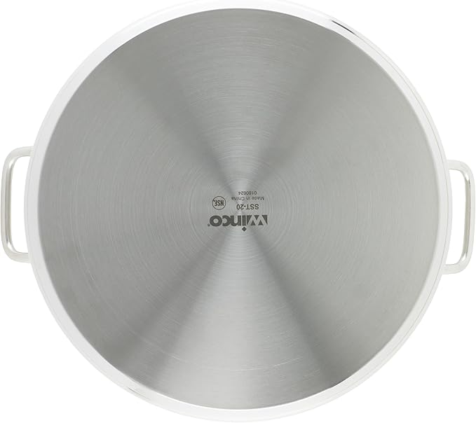 Winware Stainless 20-Quart Steel Stock Pot with Cover, Silver