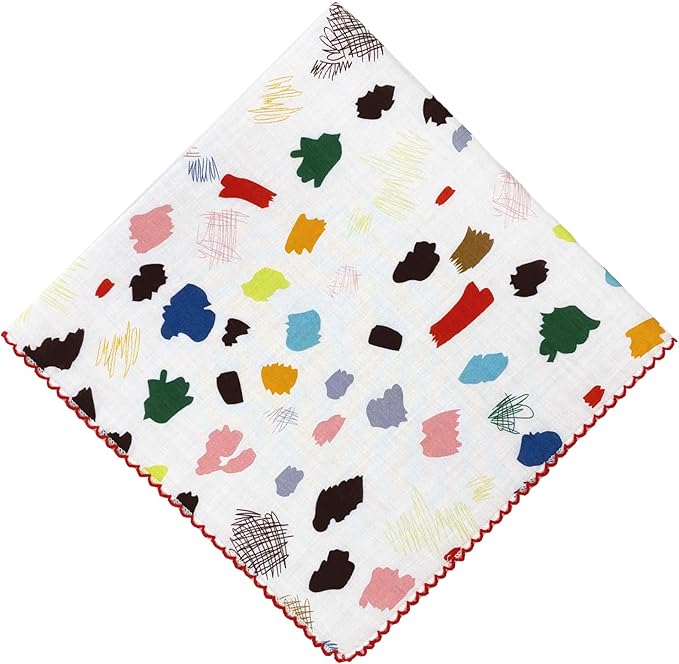 21x21 inches 100% Cotton Bandana for Women - Soft Square Scarf, Multi-Purpose Head Covering, Hair Bandana