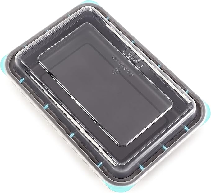 Igluu Meal Prep Containers Reusable (30 Pack) – Food Containers with Lids – Stackable, Microwave, Freezer & Dishwasher Safe – 28oz – 1 Compartment – BPA-Free