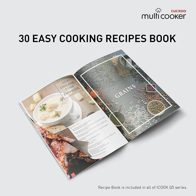 CUCKOO Electric Pressure Cooker 5QT, Versatile Slow Cooker with 10 Menu Options, High Pressure Food Steamer for Cooking, Instant Multicooker with Stainless Steel Non-Stick Inner Pot (CMC-QSB501S)