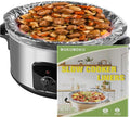 Extra Large Slow Cooker Liners, 20 Count Cooking Bags Large Size Disposable Pot Liners Plastic Bags, Fit 3QT to 10QT for Slow Cooker Cooking Trays, 14"x 22" (20)