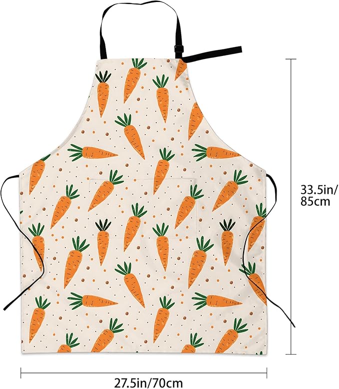 Cute Dolphin Apron for Women Men, Oxford Fabric Kitchen Cooking Chef Aprons