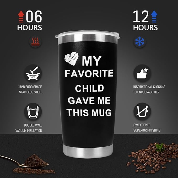 Best Mom Ever, Best Dad Ever Tumbler Cup, Father's Day Gifts for Dad Men, Mother's Day Gift for Mom Women from Daughter Son, Gifts for Grandpa Husband Wife Uncle- Tumbler 20 OZ