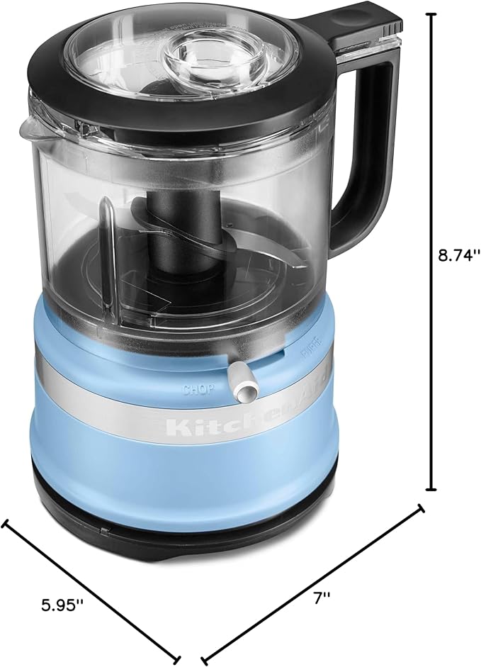KitchenAid 3.5 Cup Food Chopper KFC3516VB, Blue Velvet