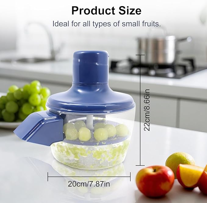Automatic Garlic Peeling Machine, Electric Peeler for Fruit and Vegetables, Rechargeable Kitchen Tool for Garlic, Grapes, Tomatoes, Cherries, Family Friendly Fruit Peeler Machine