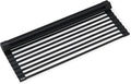 Kraus Multipurpose Workstation Sink Roll-Up Dish Drying Rack, Colander and Trivet in Black, KRM-11BL