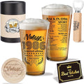 Funny 40th Birthday Gifts 40 Year Old Birthday Gifts for Men Vintage 1986 Beer Drinking Glass Happy Anniversary 40th Birthday Party Supplies Decorations Man for Him Friend - 2026