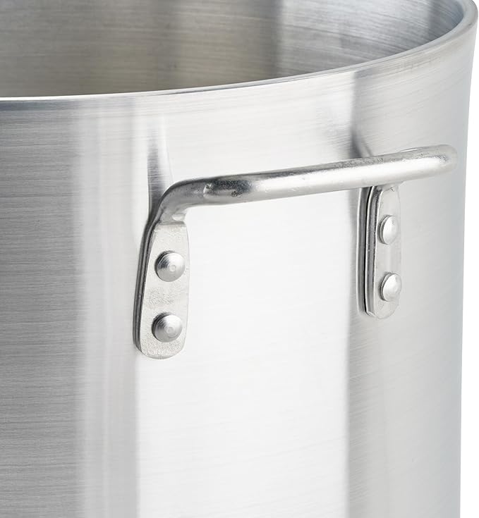 Winco 6.0mm Aluminum Sauce Pot, 26-Quart