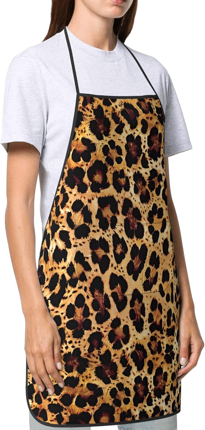 Apron with Pockets for Cooking Chef Kitchen Work Gardening and Salon Size 20.4x28.3 Inch