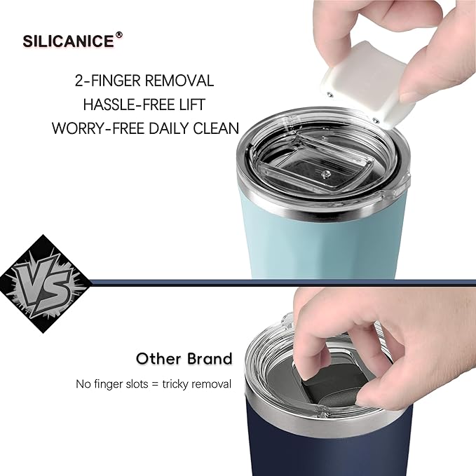 20oz Soft Touch Diamond Tumbler - Double Wall Stainless Steel Vacuum Insulated Coffee Cup With Detachable Slider Lid | BPA Free, Dishwasher Safe, Thoughtful Gift for Her - Bright Red