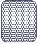 Silicone Kitchen Sink Protector Mat 13.7"x 11.7" - Kitchen Sink Grid Accessory, Non-Slip Heat Resistant Sink Grid Dry Mat for Bottom of Porcelain Stainless Steel, Dishwasher Safe