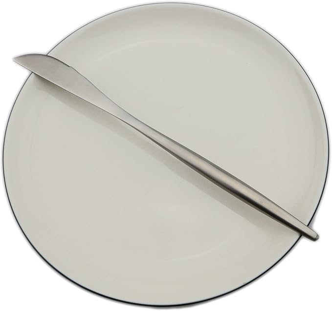20-Pieces Silver 18/10 Stainles Steel Flatware Set, Knife Fork Spoon Silverware Set, Dinnerware Set Service for 4, Matte Finish, Dishwasher Safe