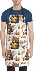 Cute Dolphin Apron for Women Men, Oxford Fabric Kitchen Cooking Chef Aprons