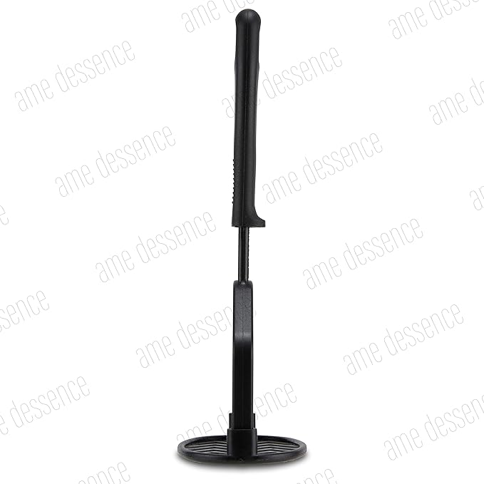 AME D'ESSENCE Masher 9 1/2 inch Black Nylon 410ºF Heat Resistant Cooking Masher with Ergonomic Handle Perfect for Potatoes Avocados and more Kitchen Gadgets for Cooking