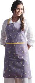 Maison d' Hermine 100% Cotton Apron for women with Pocket Kitchen Chef Apron for Men Cooking Gardening Server Waitress