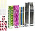 Upgraded Acrylic Straw Holder for Cabinet Door, Fridge & Countertop–Magnetic/Adhesive Dual Mount, Strong Hold, Space-Saving Straw Organizer with Adhesive Tape, Magnetic Sheet
