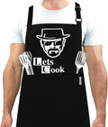 Funny Grilling Aprons for Men with Pockets BBQ Novelty Cooking Apron for Son Grandad Christmas Fathers Day Gift