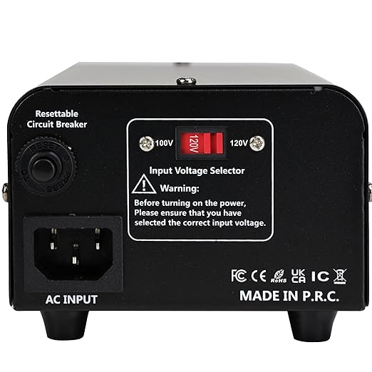 Yinleader 500W US to Japan Voltage Converter 120V to 100V Step Down Transformer for Japanese Appliances (Turntable/Player/Amplifier/yogurtia/Consoles/Synthesizers, etc.) in US