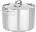 Viking PureGlide Pro 3-Ply Nonstick Stock Pot, Made without PFAS, 8-Quart Induction Soup and Pasta Cooking Pot with Lid, Metal Utensil Safe Titanium Nonstick Surface, Oven Safe to 600F