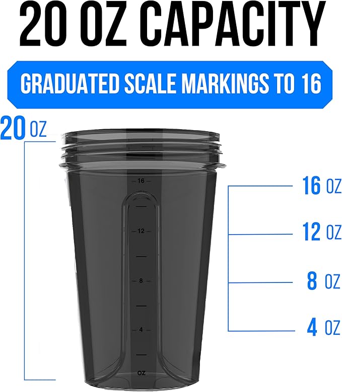 VELOMIX -6 PACK- Shaker Cups for Protein Shakes 20 oz - 6x Wire Whisk | Leak Proof Protein Shaker Bottle for Protein Shakes, Shaker Bottle Pack for Pre & Post Workout, Shaker Cup (Muted Contrast)