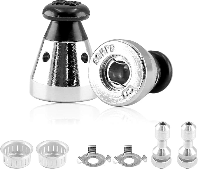 2PCS Universal Pressure Cooker Relief Jigger Valve with Exhaust Rod, Safe and Anti-blocking, Regulator Weight Pressure Control 80KPA