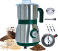 Grinder for Kitchen, Spice Grinder Electric Dry Comes With 3 Removable Stainless Steel Blades, 500w Suitable For Grinding Spices, Herbs, Coffee Beans, Grains, Nuts (Green)
