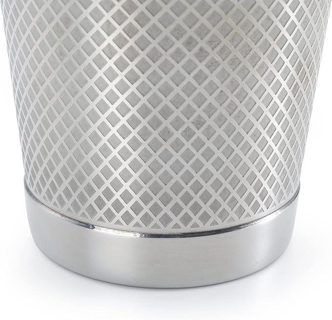 Barfly 28 oz. Diamond Lattice Shaker, Stainless Steel