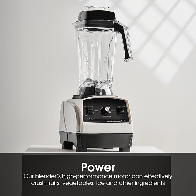 Turbosaver TB79 Professional Blender 1800W – 3.5HP, 35,000 RPM, Commercial Grade, Ice Crushing, 3.6L Tritan Jar