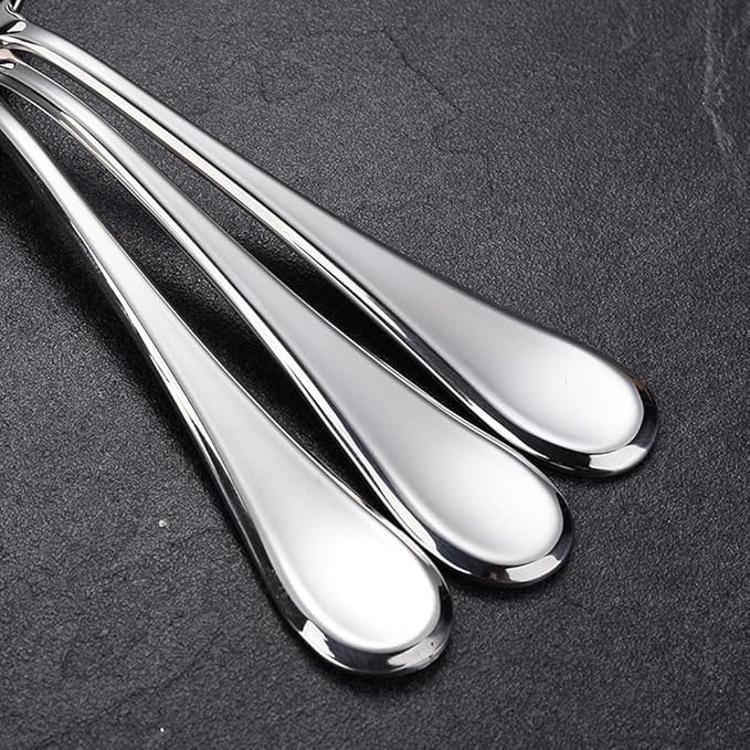 8'' Serving Spoons 18/10 Stainless Steel Buffet Serving Spoons,Dishwasher Safe,Pack of 2