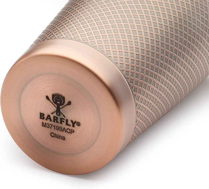 Barfly 28 oz. Diamond Lattice Shaker, Antique Copper
