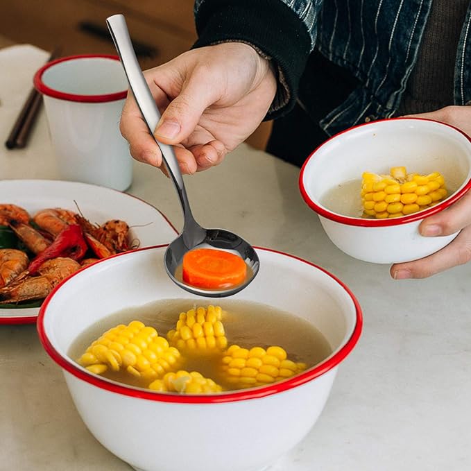 3 Piece Stainless Steel Gravy Ladle, Kitchen Small Table Ladle