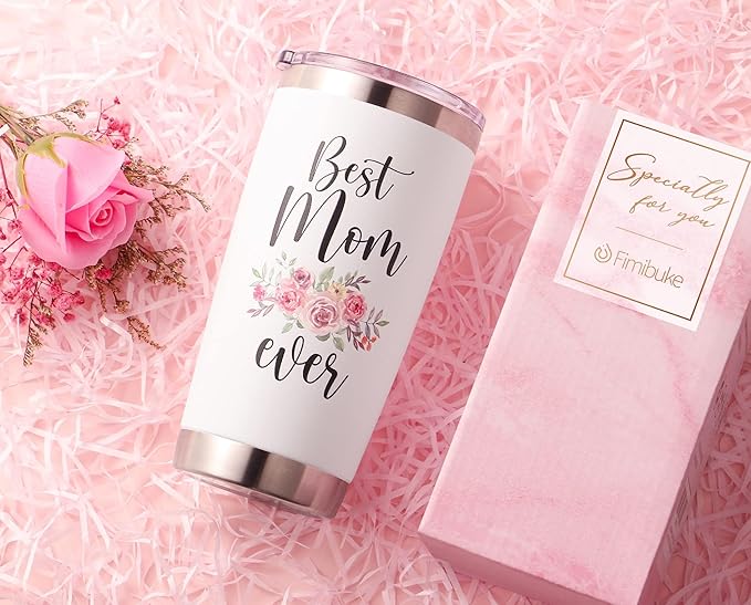 Gifts for Mom, Christmas Gifts from Daughter Son, 20 OZ Insulated Tumbler Best Mother Birthday Gift for Mama Mother-in-Law Wife Women, Unique Awesome New Mom Gift for Wife from Husband Insulated Cup