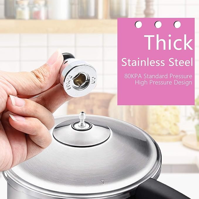 2PCS Universal Pressure Cooker Relief Jigger Valve with Exhaust Rod, Safe and Anti-blocking, Regulator Weight Pressure Control 80KPA