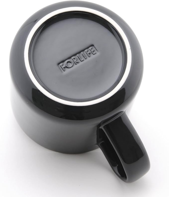 FORLIFE Tea for One with Infuser 14 ounces, Black Graphite